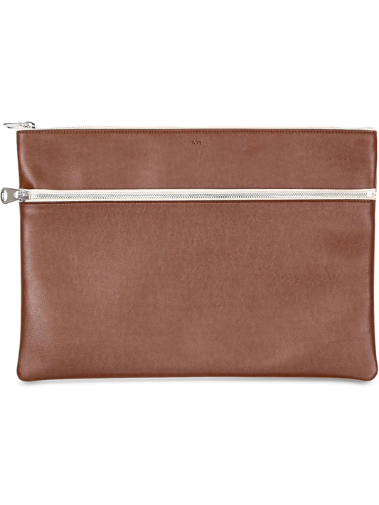Large Essential Flat Pouch in Black
