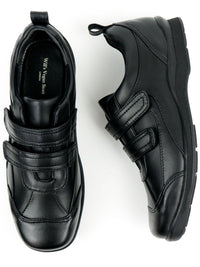 Kids Velcro Strap Shoes in Black