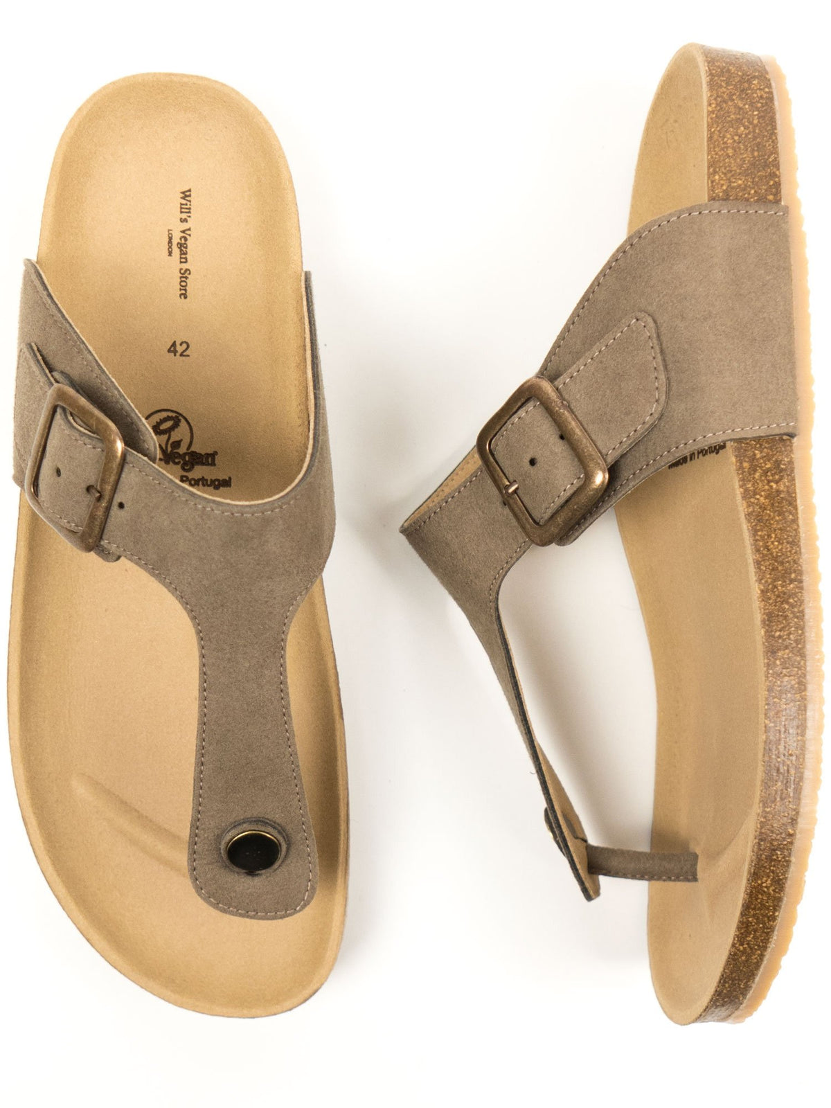 Toe Peg Footbed Sandals, toe detail