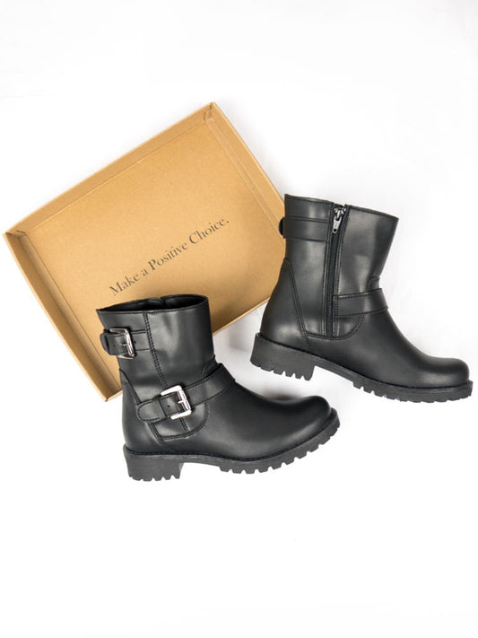 Biker Boots in Black