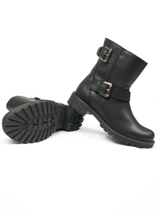 Biker Boots in Black