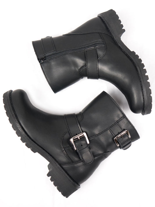 Biker Boots in Black