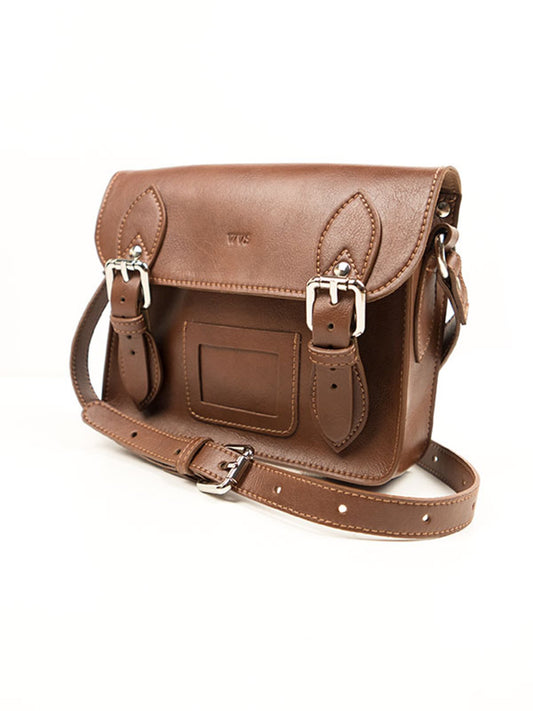 Mini Satchel in Chestnut