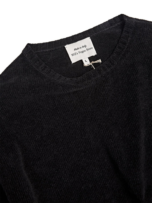 Slouch Knit Jumper in Black Knit