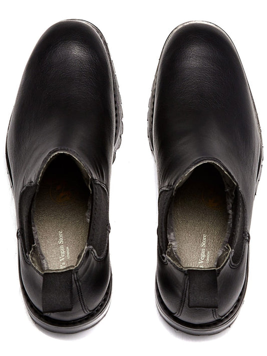 Insulated Waterproof Chelsea Boots in Black