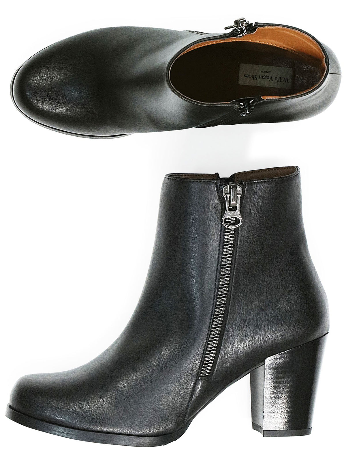 Quarter Length Boots in Black