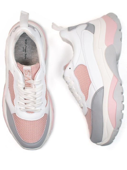 Rio Trainers in White & Pink