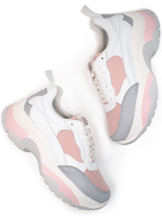 Rio Trainers in White & Pink