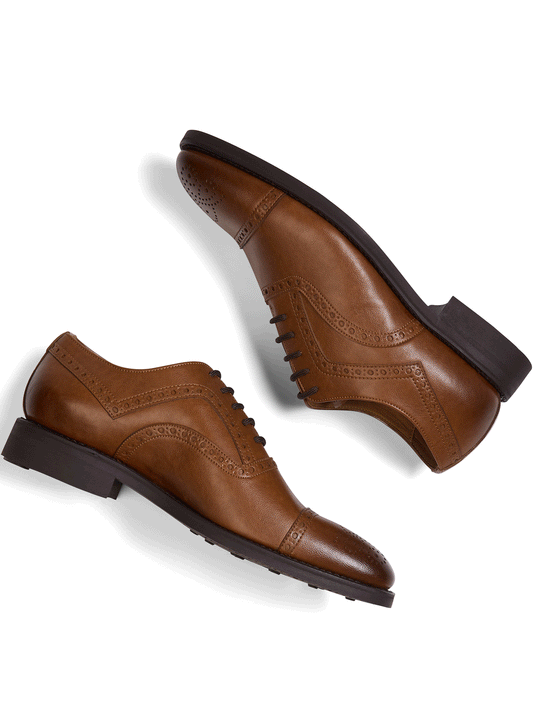 Goodyear Welt Brogues in Tan