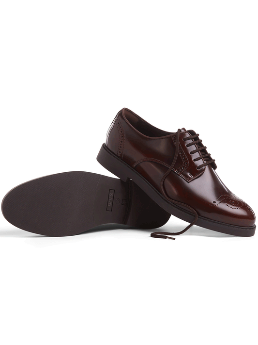 Signature Brogues in Tan & Dark Brown