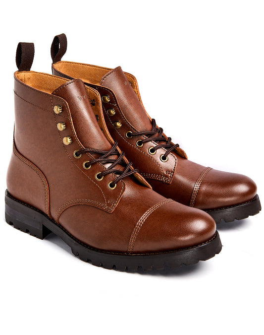 Work Boots in Chestnut