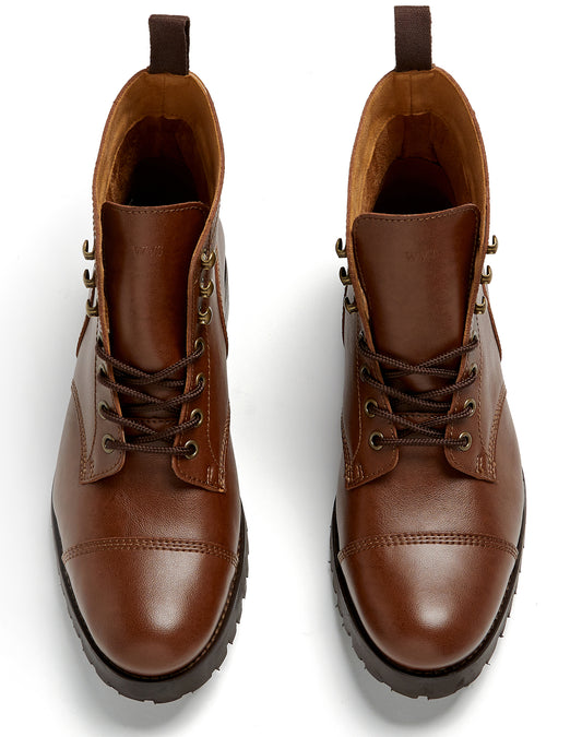 Work Boots in Chestnut