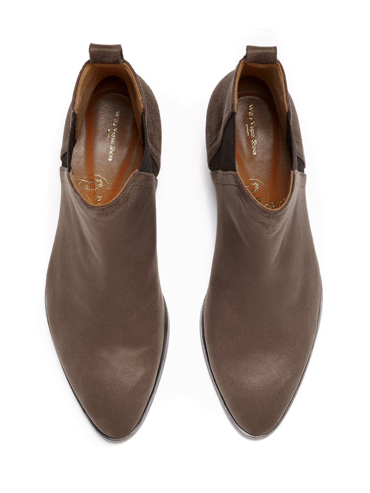 Point Toe Chelsea Boots, toe detail