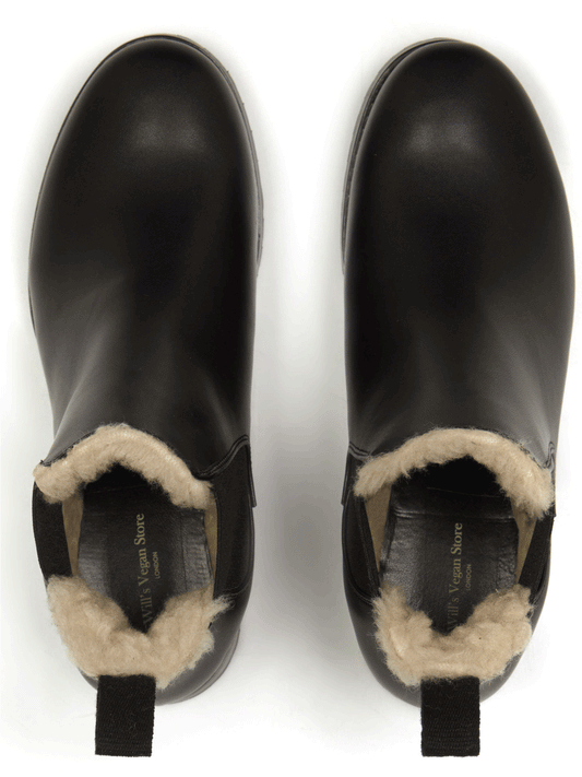 Luxe Insulated Smart Chelsea Boots in Black