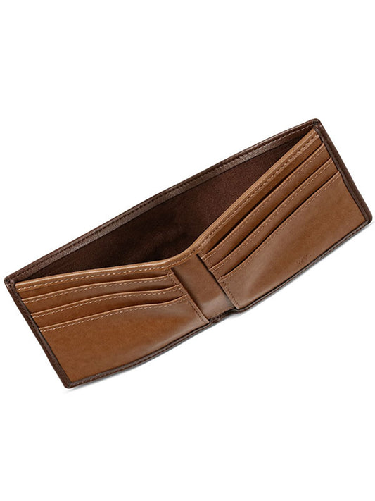 Slim Billfold Wallet in Tan