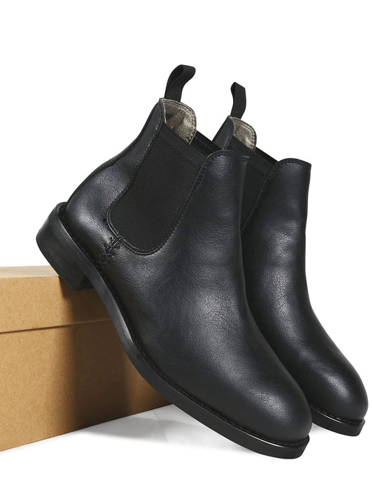Waterproof Chelsea Boots in Black