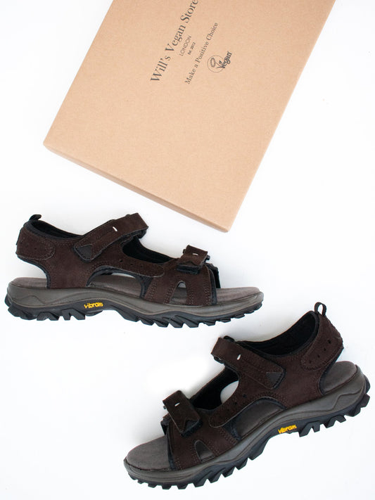 WVSport Active Sandals in Black Vegan Suede