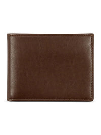 Slim US billfold ID wallet in Chestnut
