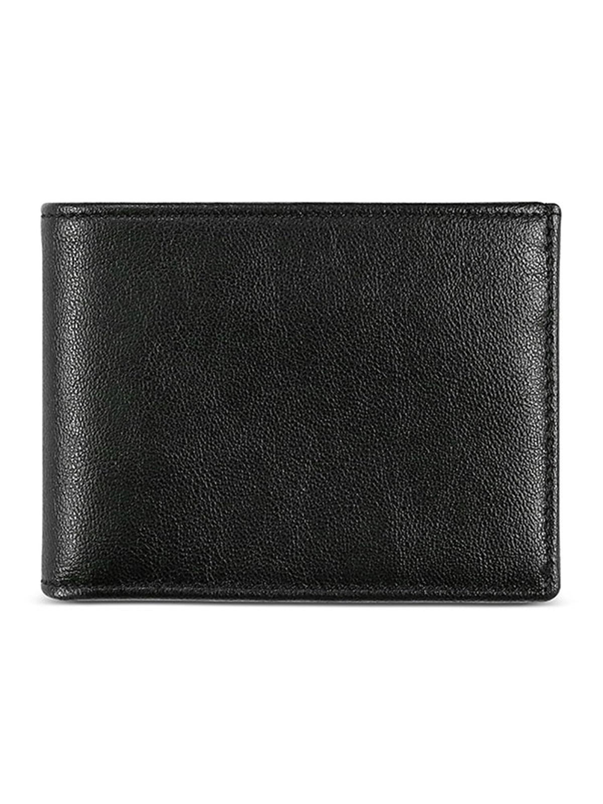 Slim US billfold ID wallet in Black