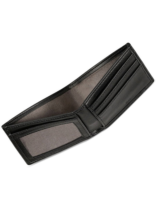 Slim US billfold ID wallet in Black