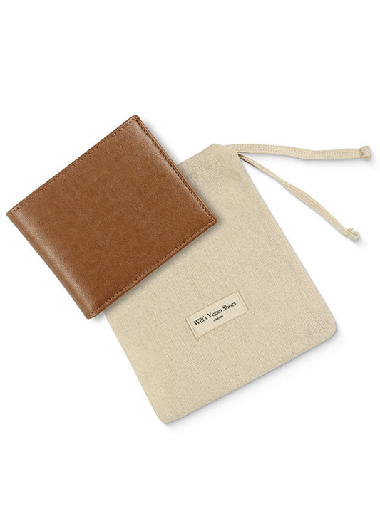 Slim Billfold Wallet in Tan