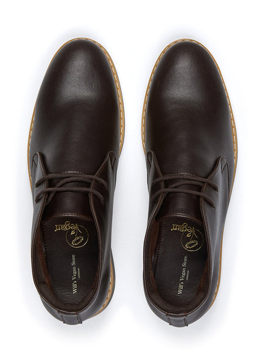 Signature Deserts in Black vegan suede