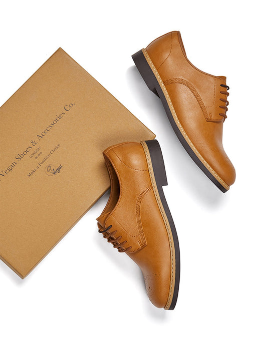 Signature Brogues in Tan & Dark Brown