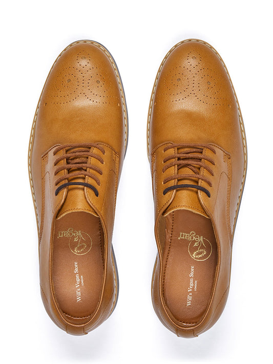 Signature Brogues in Tan & Dark Brown