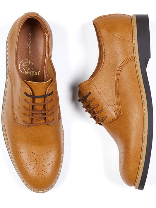 Signature Brogues in Tan & Dark Brown