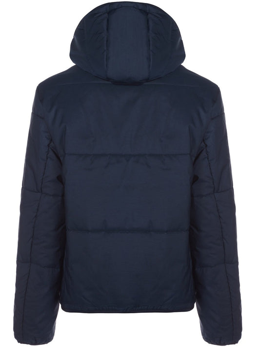 Recycled Hooded Puffer in Black