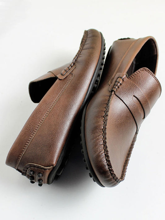 Penny Driving Loafers in Chestnut