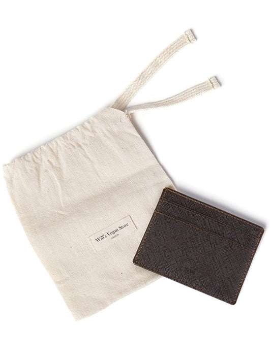 Cardholder in Red Saffiano