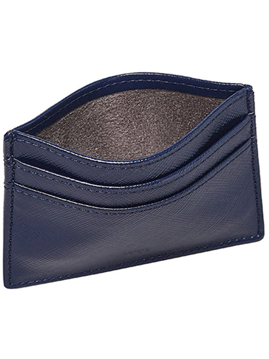 Cardholder in Red Saffiano