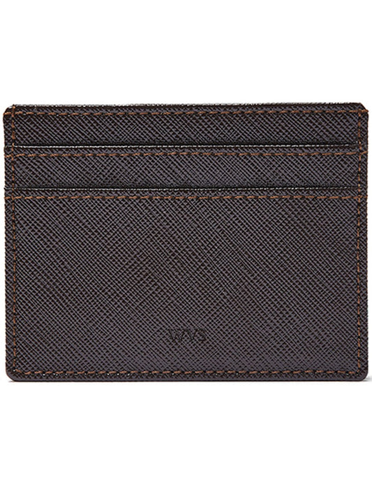 Cardholder in Red Saffiano