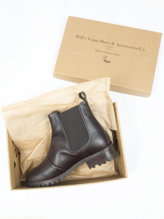Deep Tread Chelsea Boots in Black