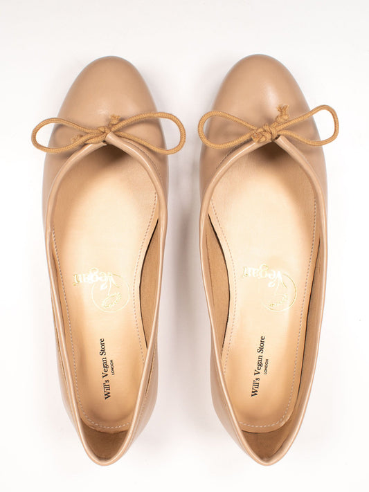Ballerina Flats in Sand