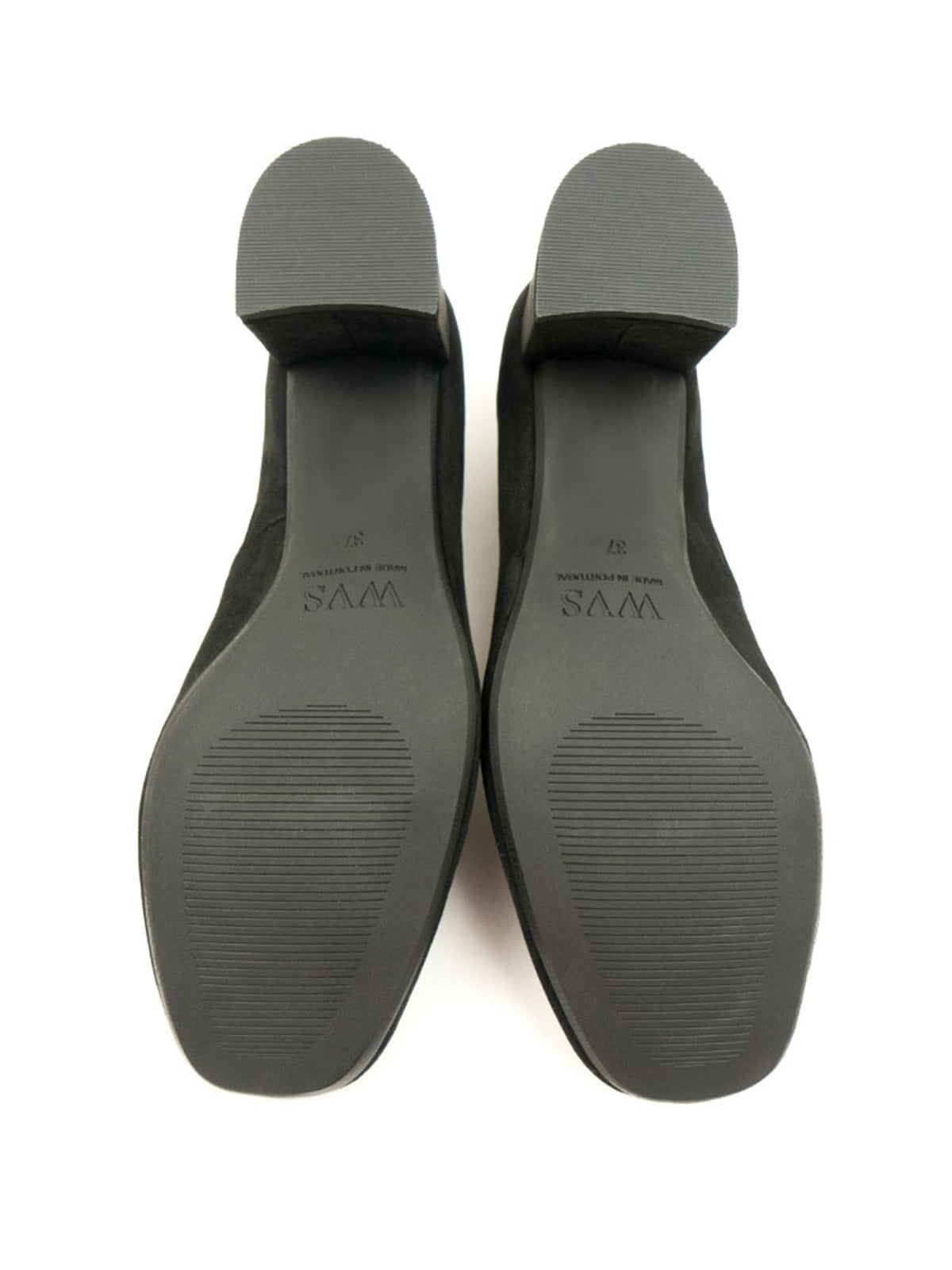 Block Heels, heel detail