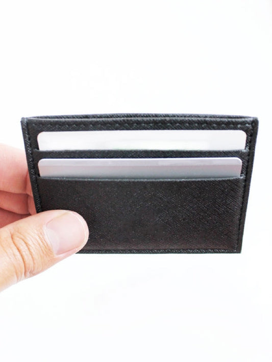 Cardholder in Red Saffiano