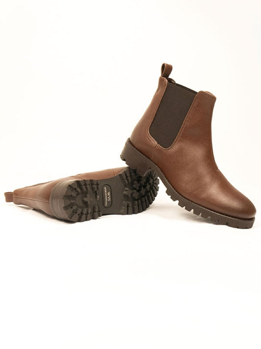 Deep Tread Chelsea Boots in Black