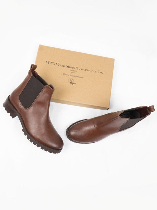 Deep Tread Chelsea Boots in Black