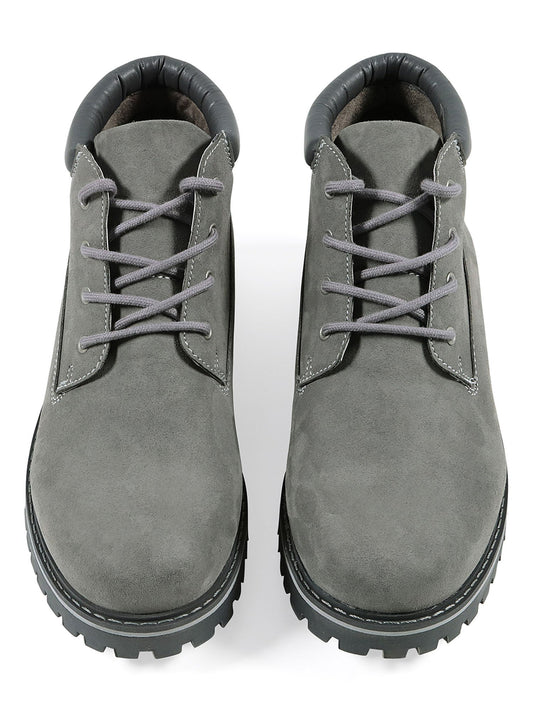 Low Dock Boots in Dark Brown Vegan Suede
