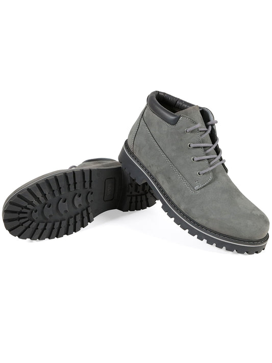 Low Dock Boots in Dark Brown Vegan Suede