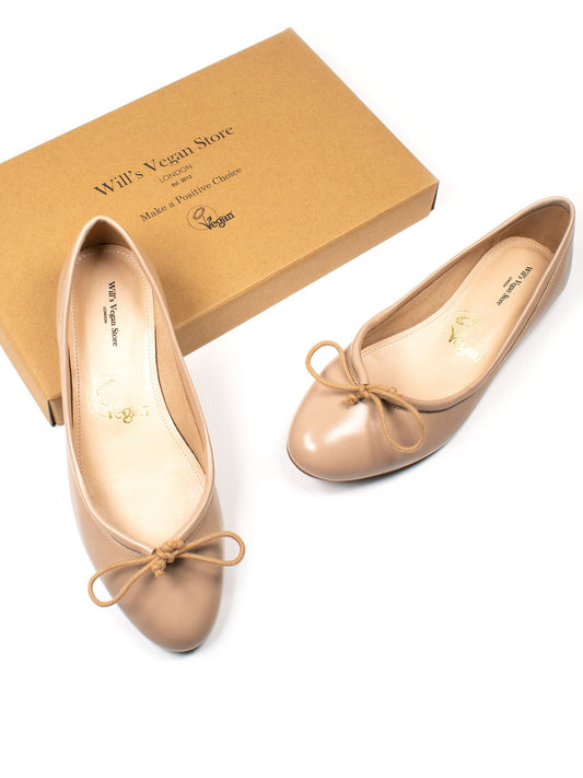 Ballerina Flats in Sand
