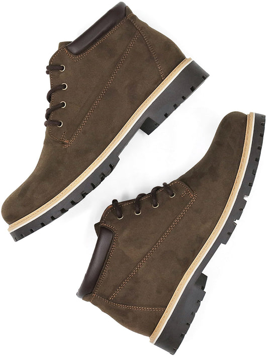 Low Dock Boots in Black Vegan Suede