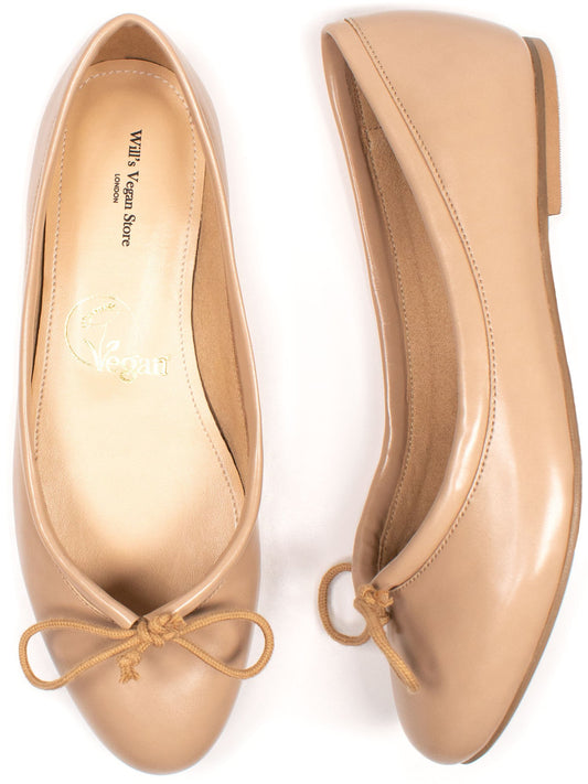 Ballerina Flats in Sand
