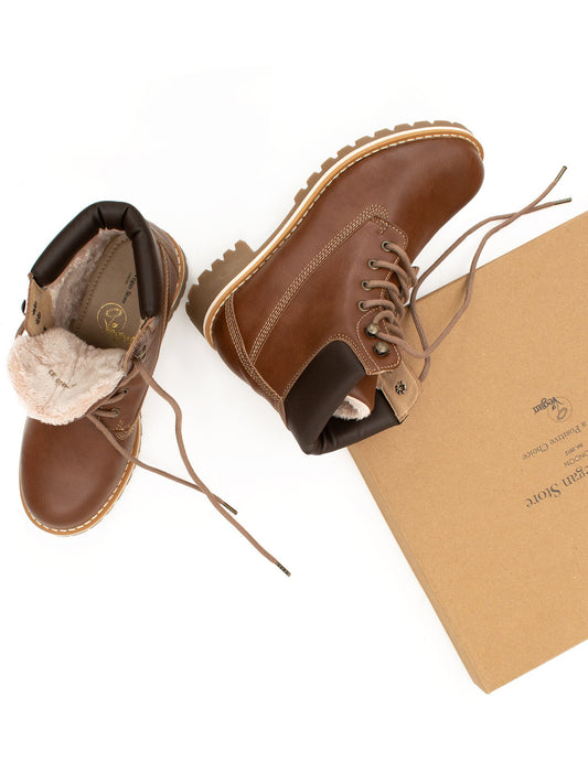 Insulated Dock Boots in Chestnut