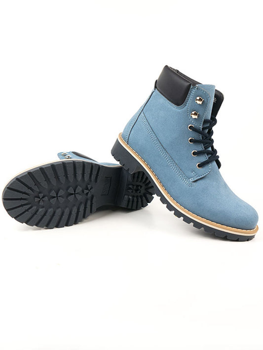 Dock Boots in Tan Vegan Suede