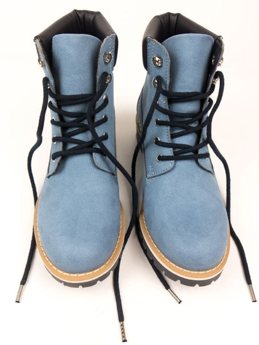 Dock Boots in Tan Vegan Suede