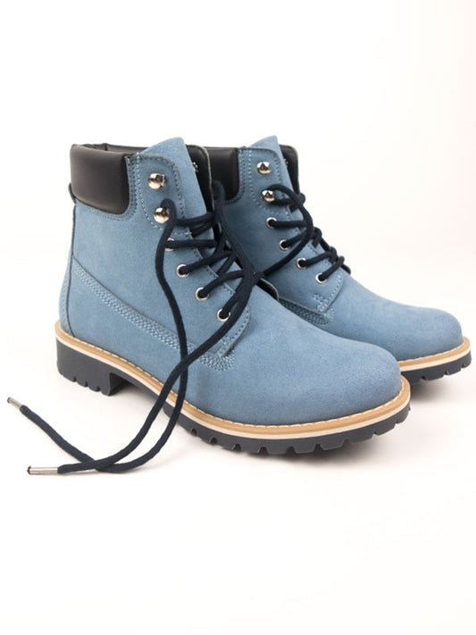 Dock Boots in Tan Vegan Suede