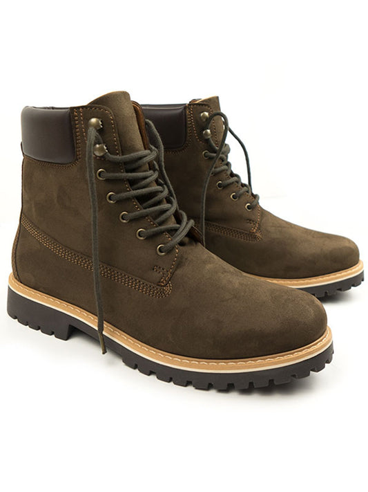 Dock Boots in Tan Vegan Suede